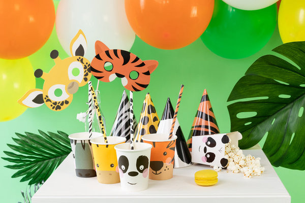 Tuf-Tuf Party Animal Straws 20cm | 10 pieces