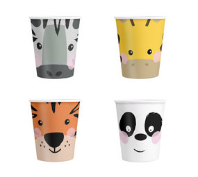 Tuf-Tuf Party Animal Bekers 220ml | 4 stuks Tuf-Tuf Party Animal Bekers 220ml | 4 stuks
