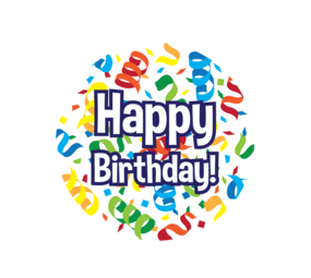 Paper Dreams Dessous de verre « Joyeux anniversaire » (dessin animé) | 6 pièces