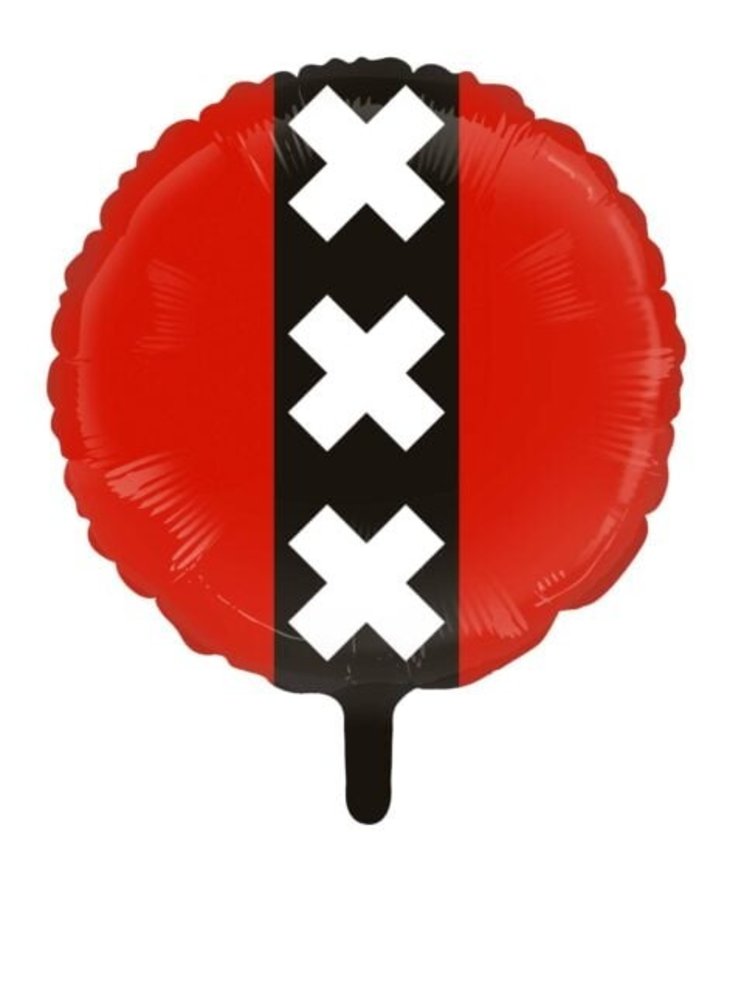 WeFiesta Heliumballon Amsterdam 46 cm | pro Stück