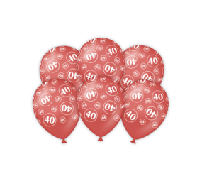Paper Dreams Ballons zum 40. Hochzeitstag | 6 Stück