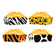 Tuf-Tuf Party Animal Snack Bowls 15x6cm | 4 pieces