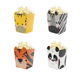 Tuf-Tuf Gobelets de popcorn Party Animal | 4 pièces