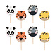 Tuf-Tuf Party Animal Cake Toppers 9cm | 8 pieces