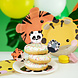 Tuf-Tuf Party Animal Cake Toppers 9cm | 8 pieces