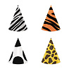 Tuf-Tuf Chapeaux de fête Party Animal | 4 pièces