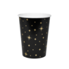 Paper Dreams Black Mug with Gold Stars | 8 pieces Paper Dreams Black Mug with Gold Stars | 8 pieces