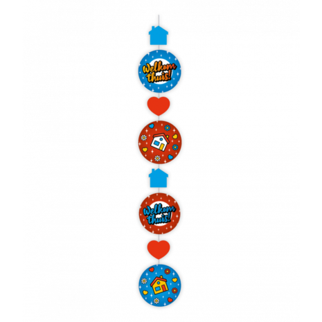 Paper Dreams Welcome Home Cartoon Hanging Decoration | 1 piece
