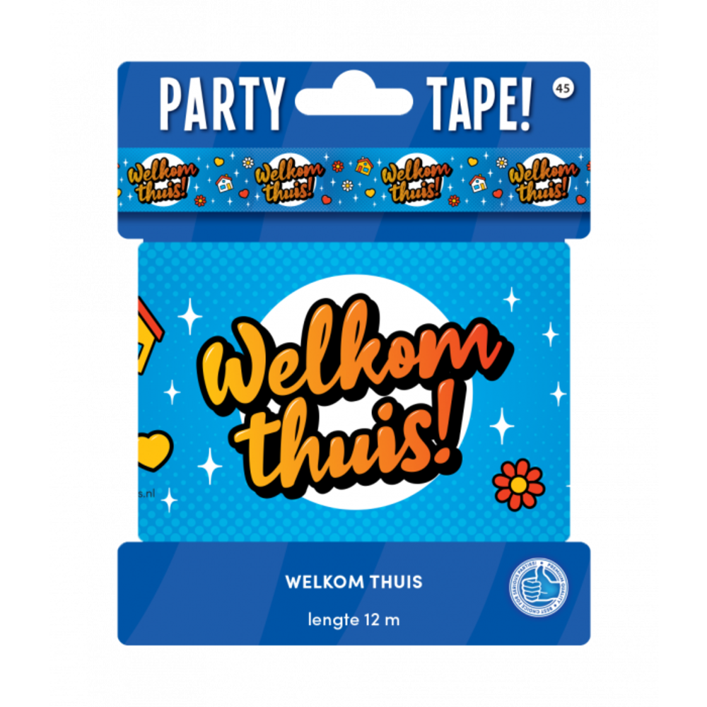 Paper Dreams Welcome Home Cartoon Barrier Tape | 12m