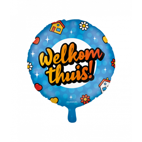Paper Dreams Welcome Home Cartoon Helium Balloon 46cm | per piece