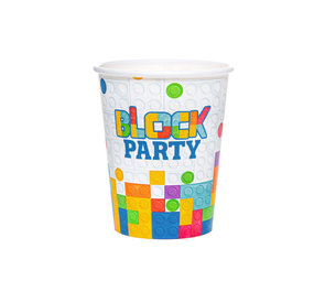 Tuf-Tuf Block Party Bekers 220ml | 6 stuks Tuf-Tuf Block Party Bekers 220ml | 6 stuks
