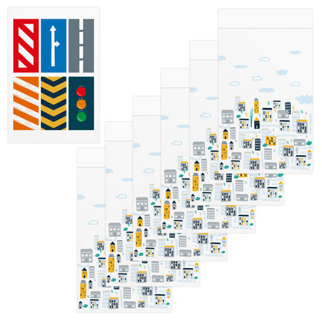 Tuf-Tuf Sacs à friandises pour véhicules 17,5 x 10 cm | 6 pièces