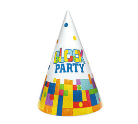 Tuf-Tuf Block Party Party Hats | 6 pieces