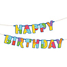 Tuf-Tuf Block Party Letter Garland Happy Birthday 200cm | per piece Tuf-Tuf Block Party Letter Garland Happy Birthday 200cm | per piece