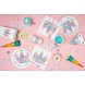 Tuf-Tuf Baby Unicorn Popcorn Cups 8.5x12.5cm | 6 pieces
