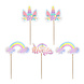 Tuf-Tuf Décorations de gâteau Licorne Bébé 9 cm | 5 pièces