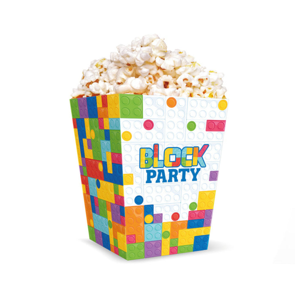 Tuf-Tuf Block Party Popcorn Boxes | 6 pieces