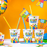 Tuf-Tuf Pailles Block Party 20 cm | 10 pièces Tuf-Tuf Pailles Block Party 20 cm | 10 pièces