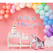 Tuf-Tuf Baby Unicorn Paper Straws 20cm | 6 pieces