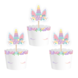 Tuf-Tuf Cupcake-Förmchen mit Baby-Einhorn-Motiv | 6 Stück