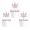 Tuf-Tuf Cupcake-Förmchen mit Baby-Einhorn-Motiv | 6 Stück