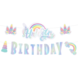 Tuf-Tuf Baby Unicorn Letter Garland "Unicorn Birthday" 2.5 meters | per piece