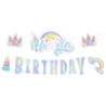 Tuf-Tuf Baby Unicorn Letter Garland "Unicorn Birthday" 2.5 meters | per piece Tuf-Tuf Baby Unicorn Letter Garland "Unicorn Birthday" 2.5 meters | per piece