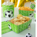 Tuf-Tuf Plateaux à goûter sur le thème du football 15 x 6 cm | 3 pièces