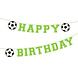 Tuf-Tuf Football Party Happy Birthday Letter Garland 16.4x250cm | per piece