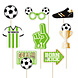 Tuf-Tuf Accessoires photo pour une fête sur le thème du football | 9 pièces