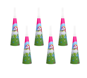 Tuf-Tuf Unicorn Rainbow Horns 19cm | 6 pieces