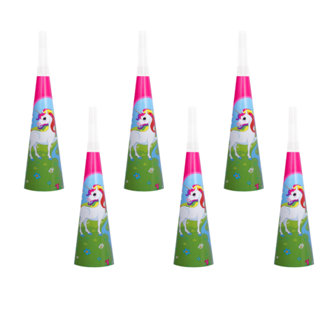 Tuf-Tuf Unicorn Rainbow Horns | 6 pieces