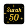 Paper Dreams Door sign Sarah 50 years Classy 50x50cm | per piece
