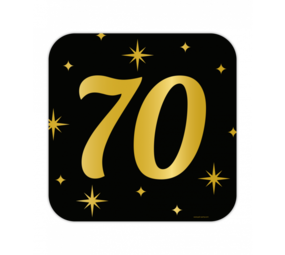 Paper Dreams Door sign 70 years Classy 50x50cm | per piece