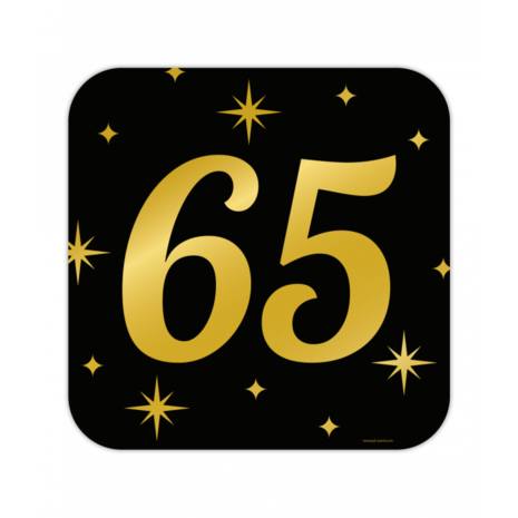 Paper Dreams Door sign 65 years Classy 50x50cm | per piece
