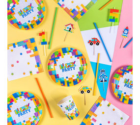 Celebrationbox Blockparty-Tischset | 6 Kinder