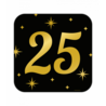 Paper Dreams Deurbord 25 jaar Classy 50x50cm | per stuk Paper Dreams Deurbord 25 jaar Classy 50x50cm | per stuk