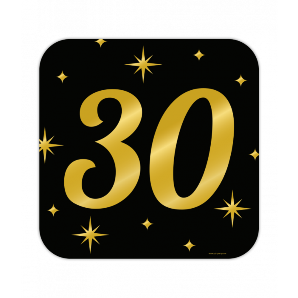 Paper Dreams Door sign 30 years Classy 50x50cm | per piece
