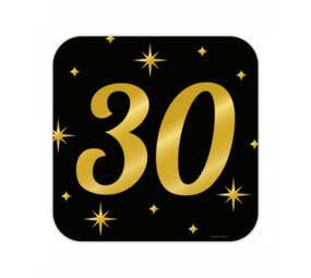 Paper Dreams Door sign 30 years Classy 50x50cm | per piece
