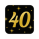 Paper Dreams Door sign 40 years Classy 50x50cm | per piece