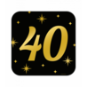 Paper Dreams Door sign 40 years Classy 50x50cm | per piece