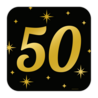 Paper Dreams Plaque de porte « 50 ans d'élégance » 50 x 50 cm | à l'unité Paper Dreams Plaque de porte « 50 ans d'élégance » 50 x 50 cm | à l'unité