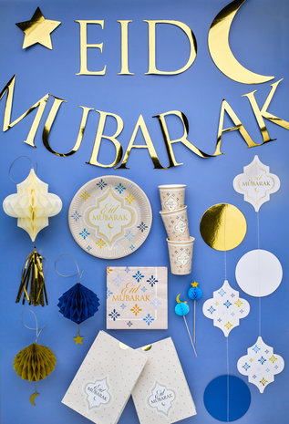 Eid Mubarak-Luftballons, 28 cm | 6 Stück