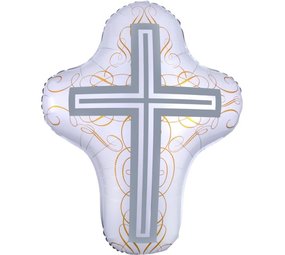 Paper Dreams Croix de communion en ballon | 70 cm