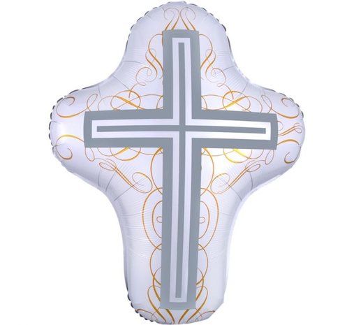 Paper Dreams Communion Balloon Cross | 70cm