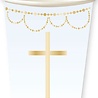 Amscan Communie Bekers Kruis Licht Blauw 237ml | 8 stuks Amscan Communie Bekers Kruis Licht Blauw 237ml | 8 stuks