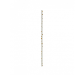 Paper Dreams Pailles blanches à pois dorés | 8 pièces