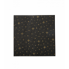 Paper Dreams Black Napkins with Gold Stars 33x33cm | 16 pieces Paper Dreams Black Napkins with Gold Stars 33x33cm | 16 pieces