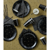 Paper Dreams Black Napkins with Gold Stars 33x33cm | 16 pieces Paper Dreams Black Napkins with Gold Stars 33x33cm | 16 pieces