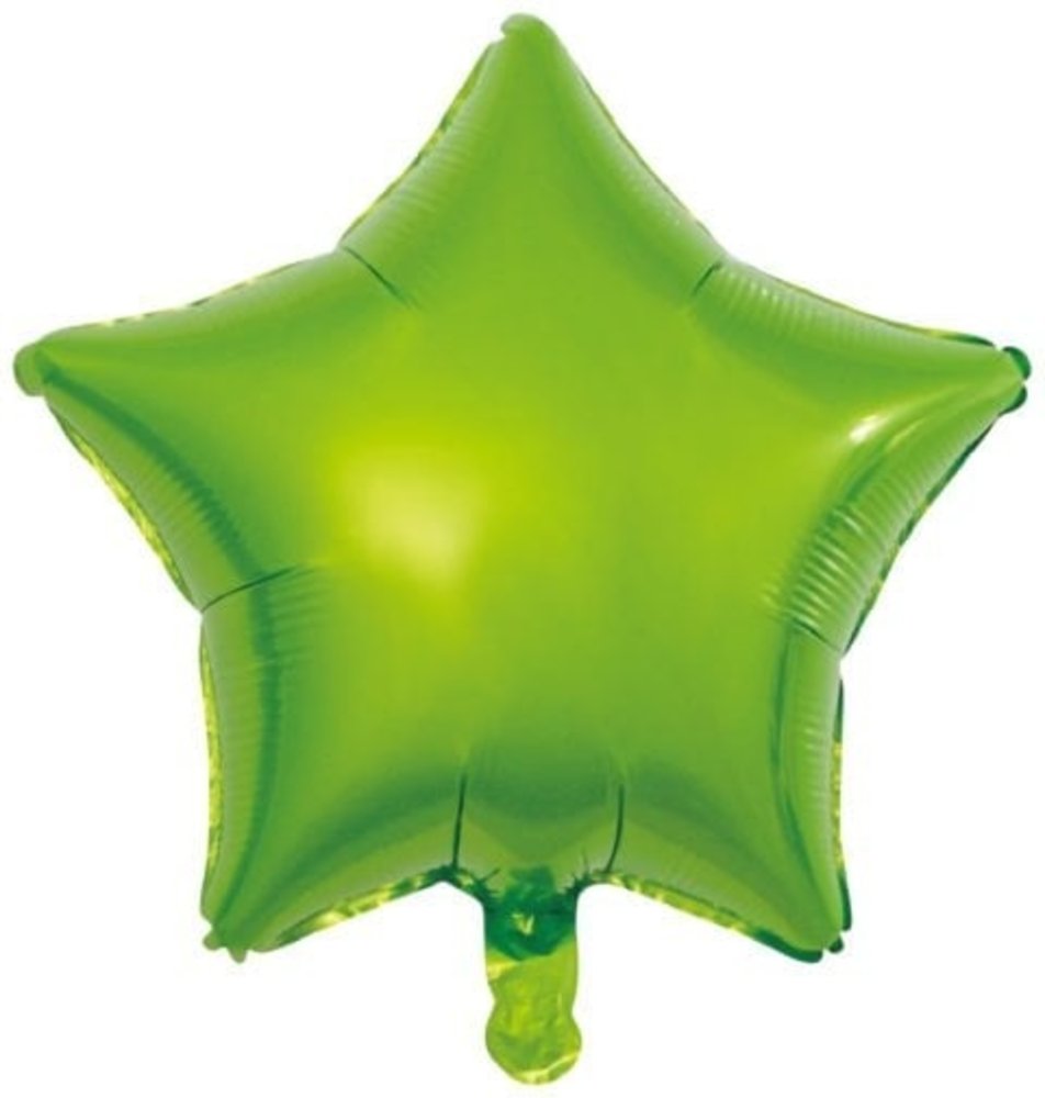 WeFiesta Helium Ballon Ster Lime Groen 46cm | per stuk WeFiesta Helium Ballon Ster Lime Groen 46cm | per stuk